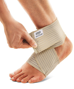 BANDAGEM PARA TORNOZELO AJUSTÁVEL (ELÁSTICO)