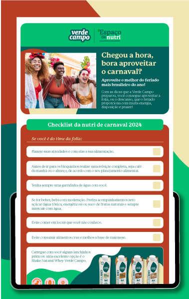 Checklist de Carnaval