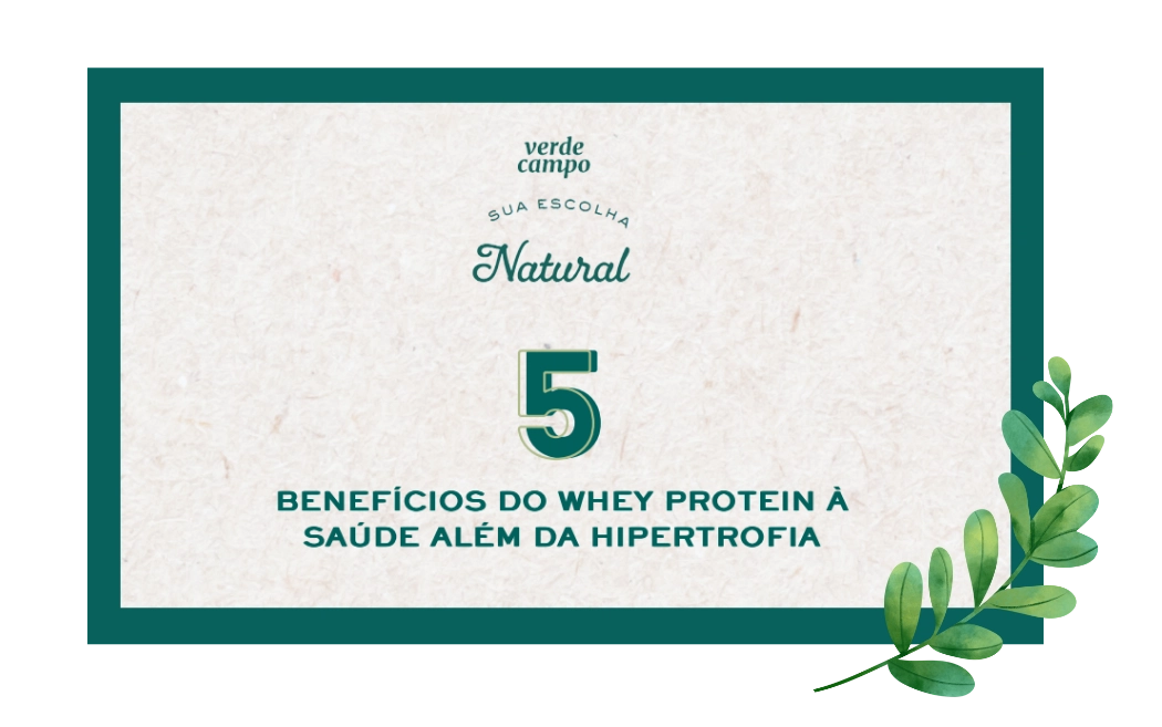 Infográfico – 05 Benefícios do Whey Protein
