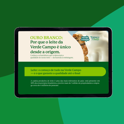 Ouro Branco: Por o que o leite da Verde Campo é único desde a origem