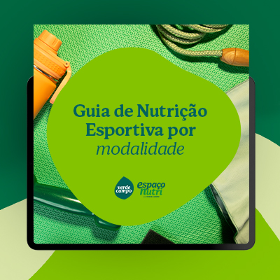 Guia de nutrição esportiva por modalidade