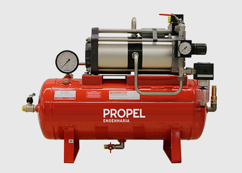 Amplificadores de ar comprimido e nitrogênio