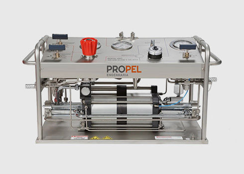 Estação de boosters para pressurização de gases