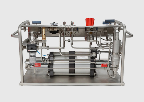 Estação de boosters para pressurização de gases
