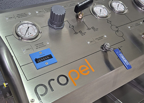 Estação de boosters para pressurização de gases