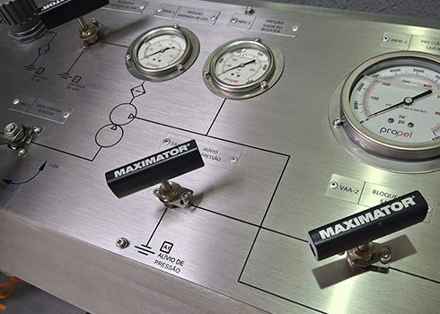 Estação de boosters para pressurização de gases
