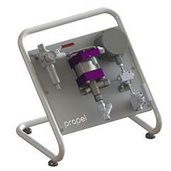 Skid portátil com bomba ‘M’, aberto