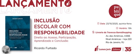 Banner - Lançamento Inclusão escolar com responsabilidade